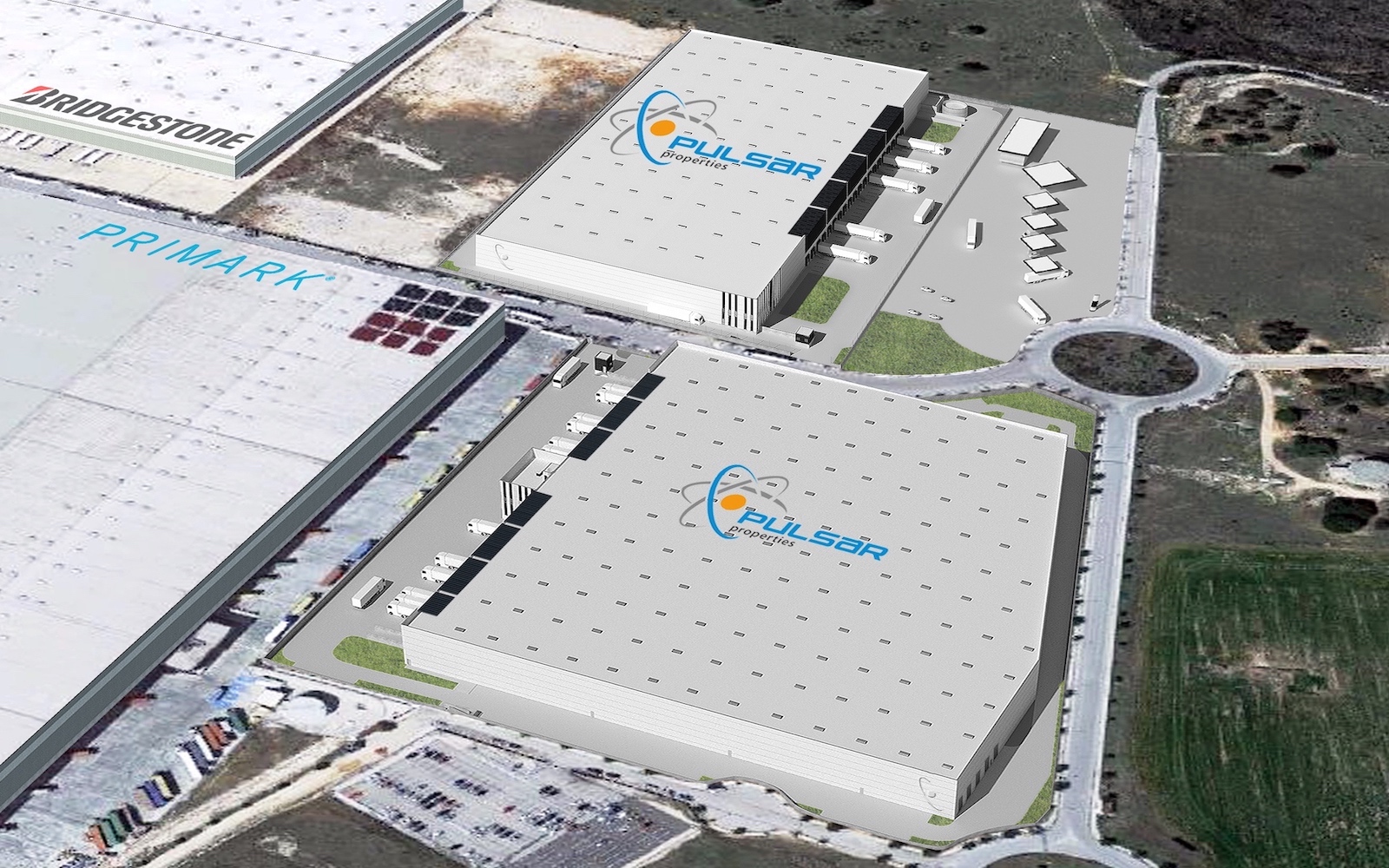 KKR, Round Hill Capital and Pulsar Properties acquire four logistics warehouse developments in Spain